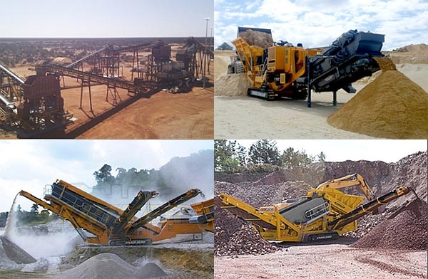 crushing and screening systems for quarries & mines