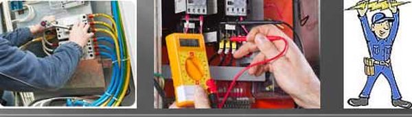 electrical technicians at work